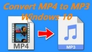 MP4 to MP3