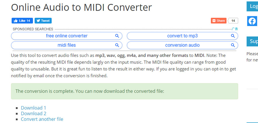Best MP3 Audio to MIDI Converter Online