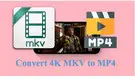 Convert 4K MKV to MP4