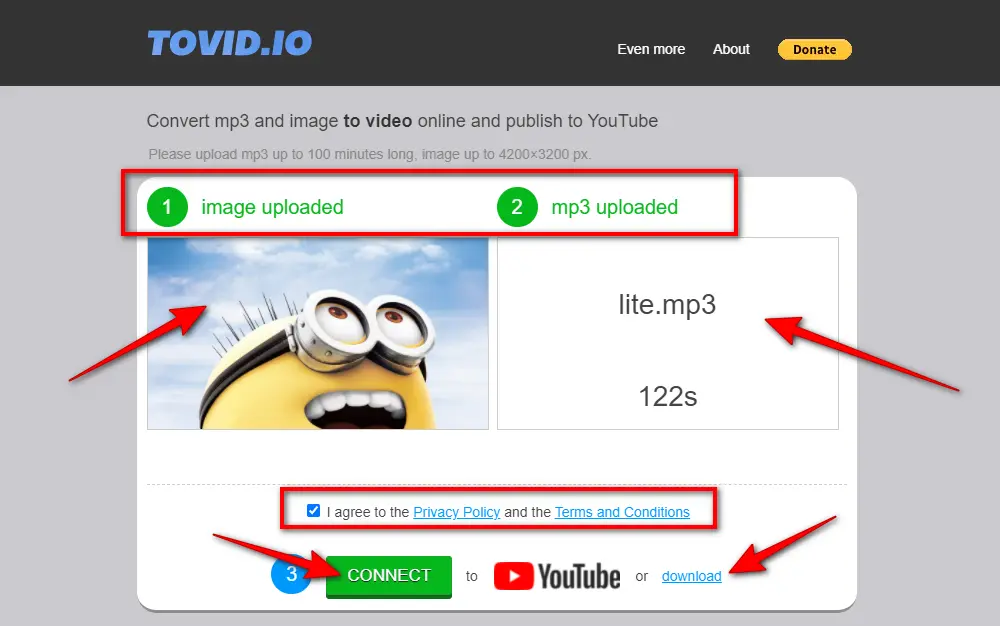 Online MP3 to Video Converter