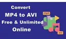 Convert MP4 to AVI Online Free Unlimited