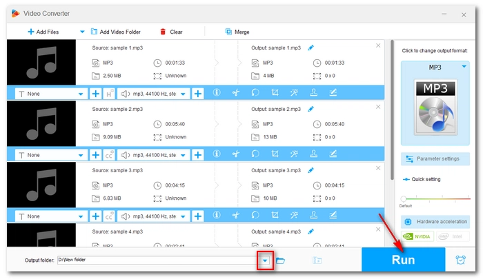 Export Audio