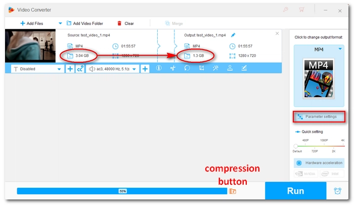 Compress MP4 on Windows