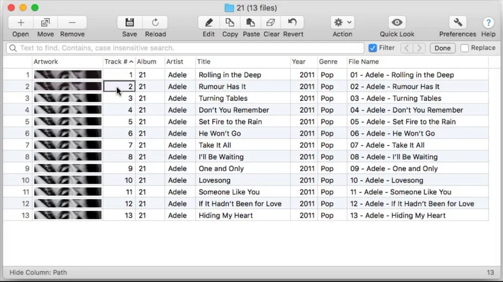 Amvidia Tag Editor for Mac