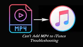 Add MP4 to iTunes