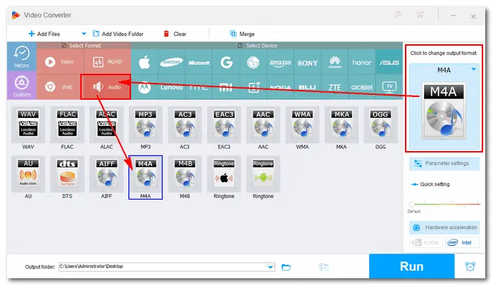 Output Settings