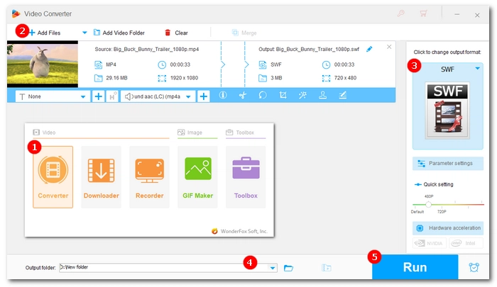 Convert MP4 to SWF Offline