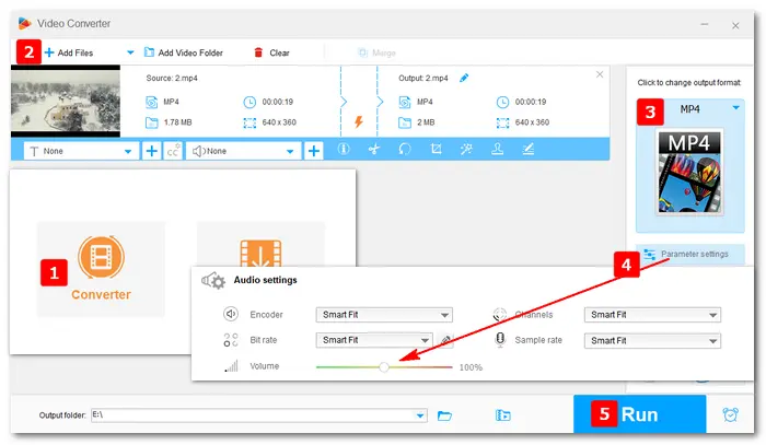 Normalize MP4 Volume Free