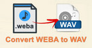 Convert WEBA to WAV