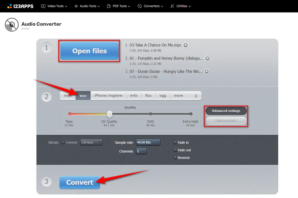 Online MPC to WAV Converter Free