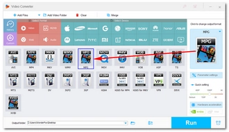 Choose Output Format