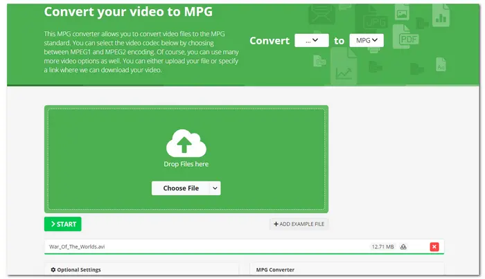 Video.online-convert for MPEG Conversion