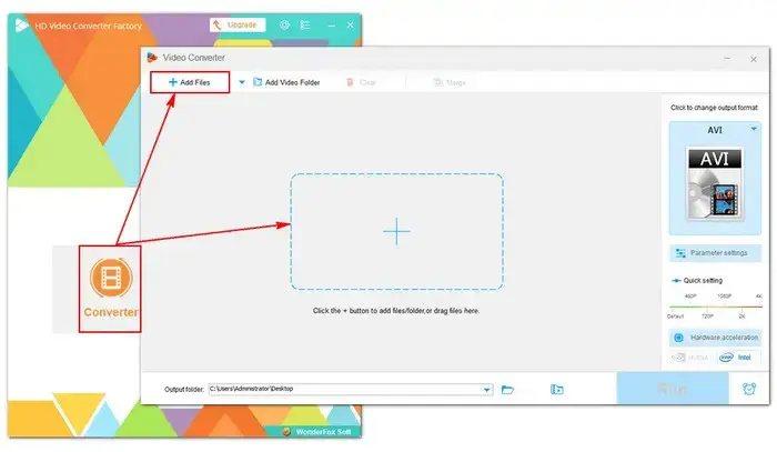 Import File to MPEG2 Decoder