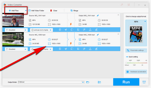 Add .mpg files to the converter