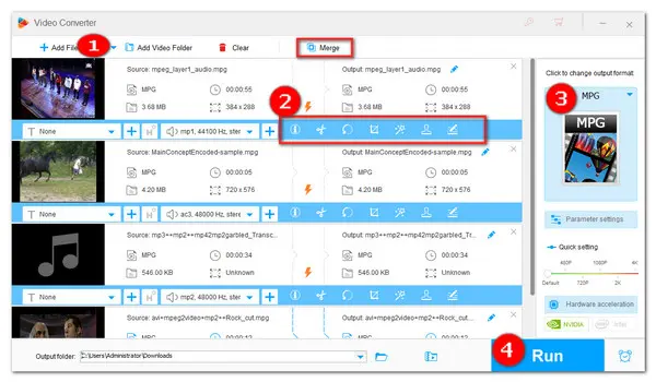 Edit MPG Files Windows 10