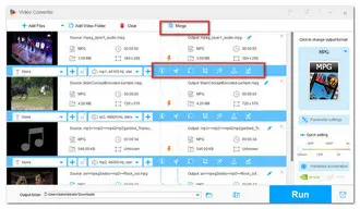 Edit the MPG Videos in Bulk