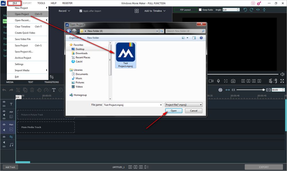 MPROJ Movie Maker