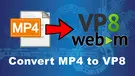 Convert MP4 to VP8