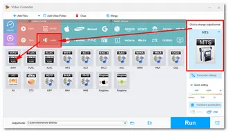 Select Output Format