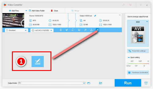 Enter metadata editing dialog