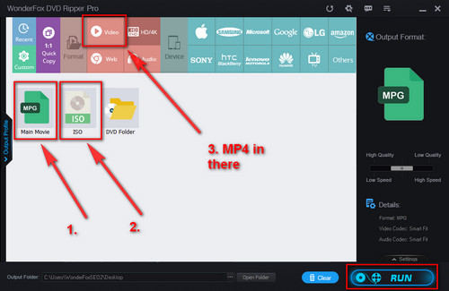 Choose the Output File Format