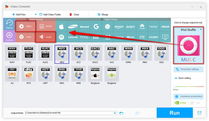 Choose an Output Format