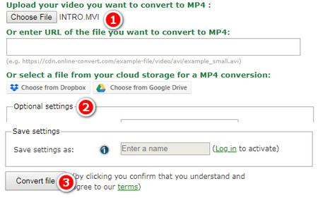 Online MVI to MP4 Converter