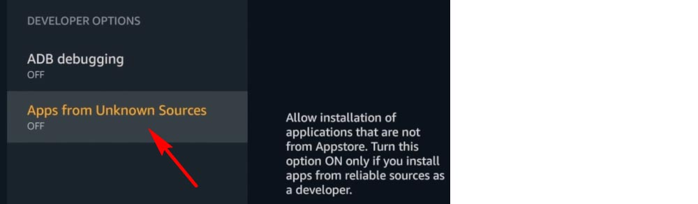 Enable Apps from Unknown Sources