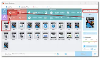 Pick AVI as Export Format