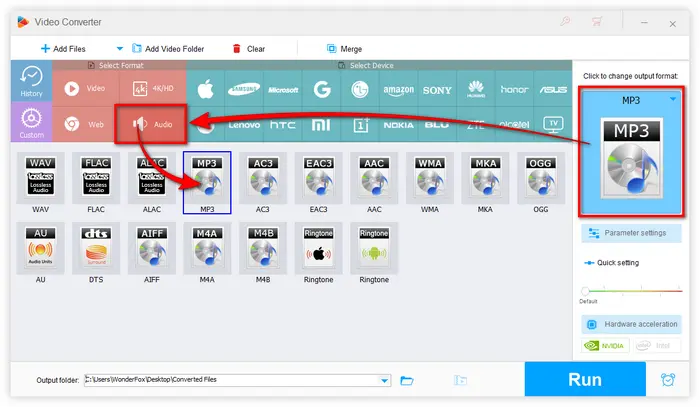 MXF Change to MP3