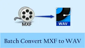 MXF to WAV
