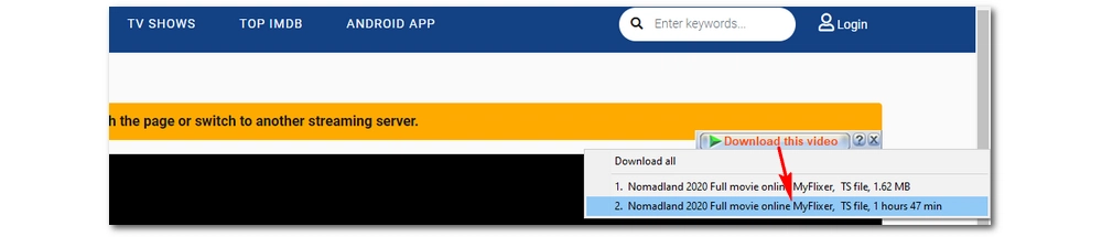 How to Use IDM as MyFlixer Video Downloader