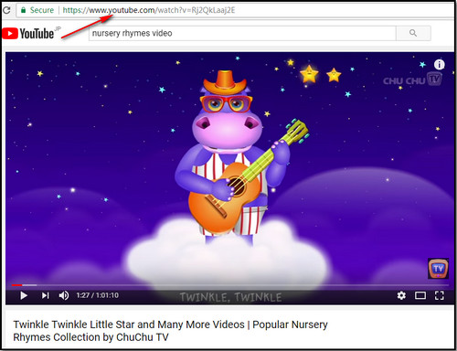 Copy the URL for Nursery Rhymes Videos Free Download