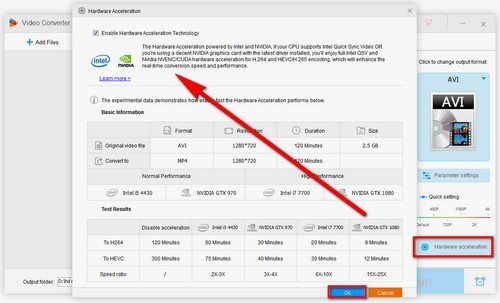 Turn on the GPU Acceleration Function