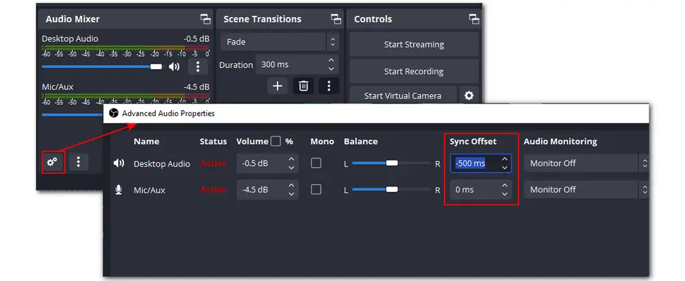 Adjust Sync Offset