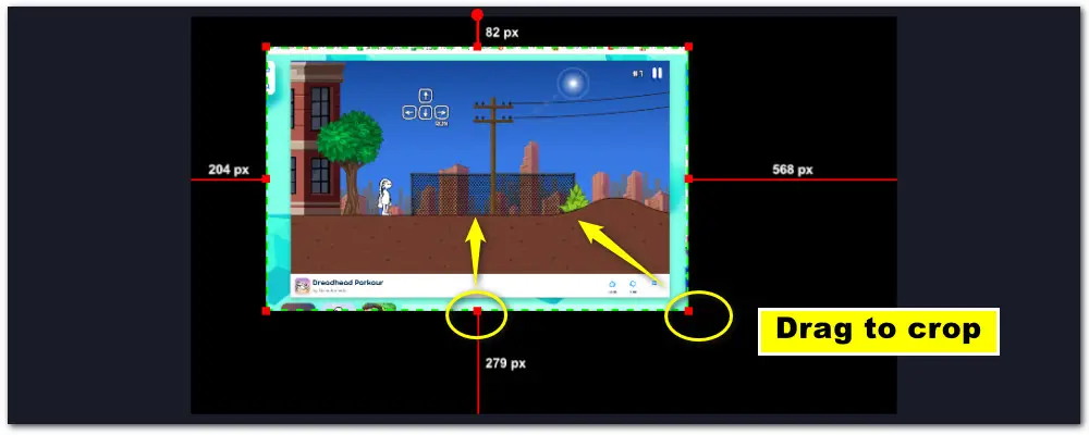 OBS Record a Part of Screen