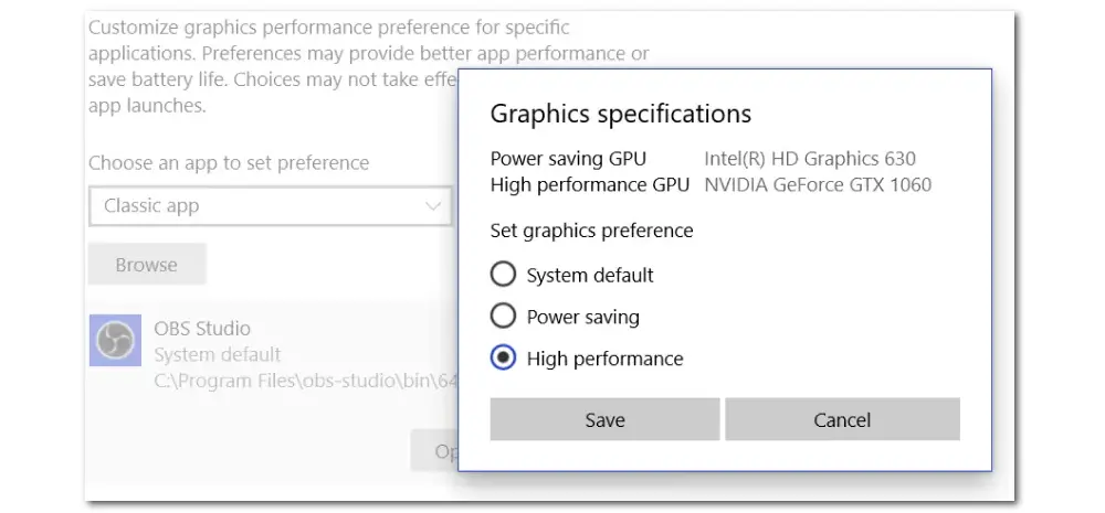 OBS Window Capture Black Screen