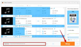 Batch Convert Ogg to AAC