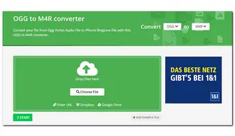 Ogg M4R Conversion Online