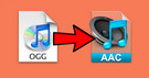 Convert Ogg to AAC