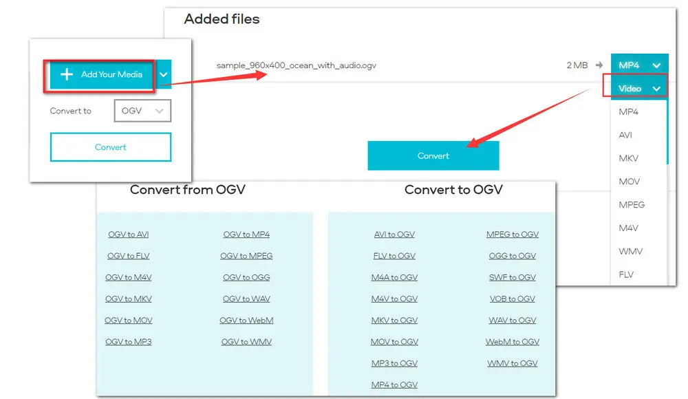 OGV File Online Converter 