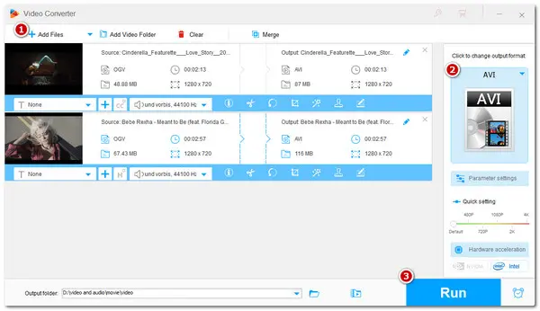 OGV to AVI Converter