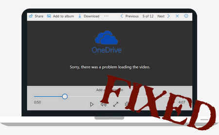 OneDrive Videos Won't Play