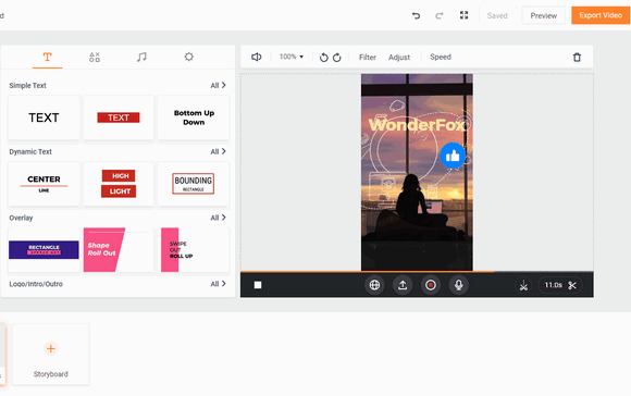 Online video editor with no watermark