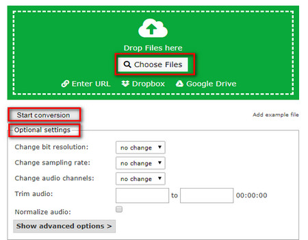 Recommended online audio converter