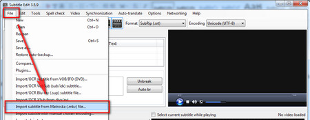 Import MKV Movies with PGS Subtitles