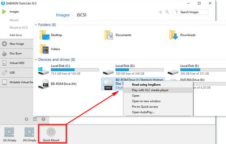 Mount ISO File to Virtual Drive