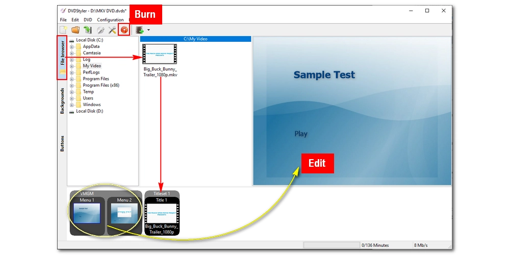 How to Burn MKV to Play on DVD Player