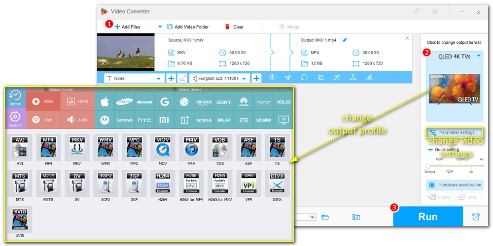 Convert Video to Play on TV via USB