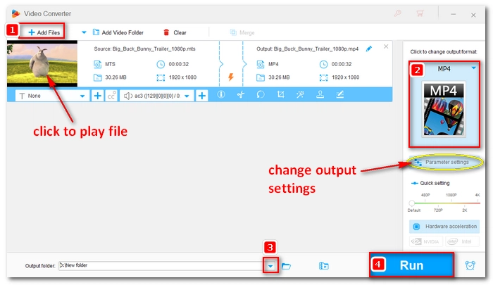 Convert MTS Files